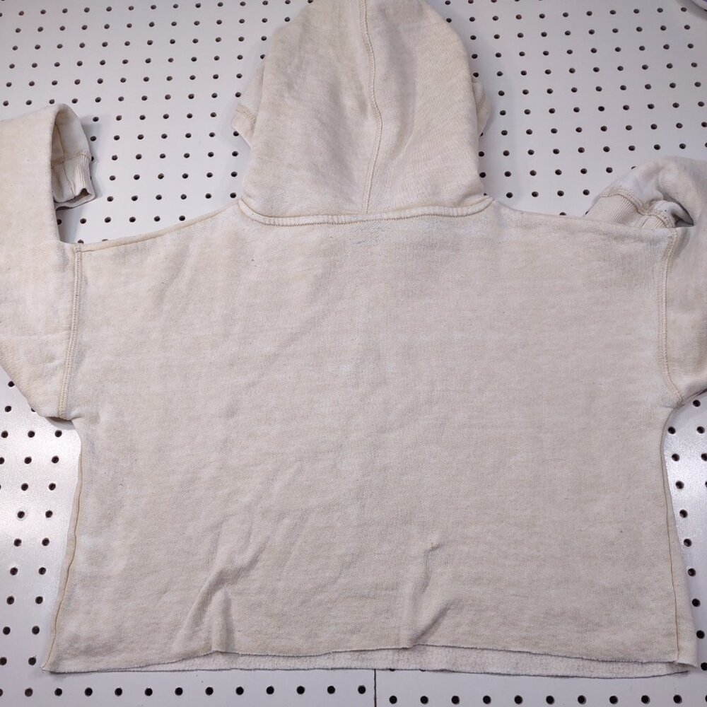 Chicka-D Cropped Cream University of Georgia Hooded Sweatshirt, Size Small - Picture 8 of 8